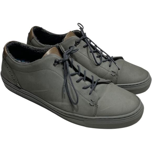 Ted Baker London Gray Leather SneakersSize:US 11
